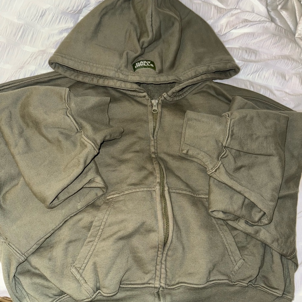 Daily Drills cropped Zip-Up